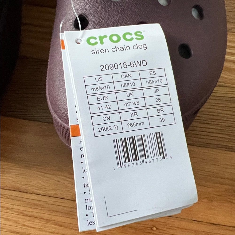 Crocs Siren Chain Clog *NWT* - Picture 4 of 6